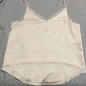 Cream Sleeveless Camisole Top